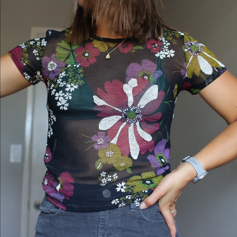 Urban Outfitters Sheer Top